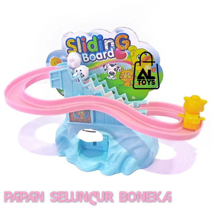 MAINAN PAPAN SELUNCUR BONEKA SLIDING BOARD plans tanga naik turun