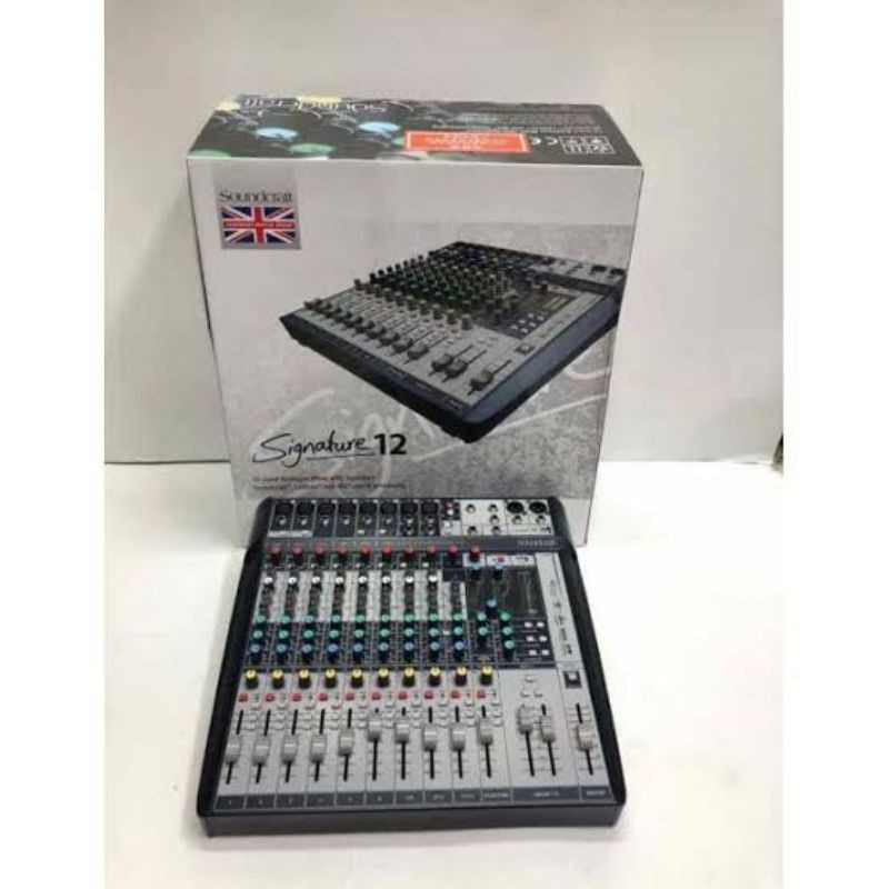 MIXER 12 CHANNEL SOUNDCRAFT SIGNATURE 12