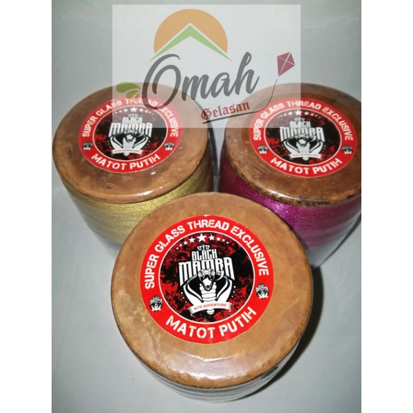 Gelasan MATOT PUTIH 0.23 BLACK MAMBA 6000 yard DEAD STRING
