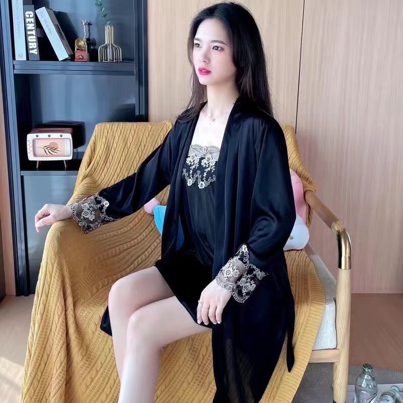 Baju tidur kimono bahan trikot import