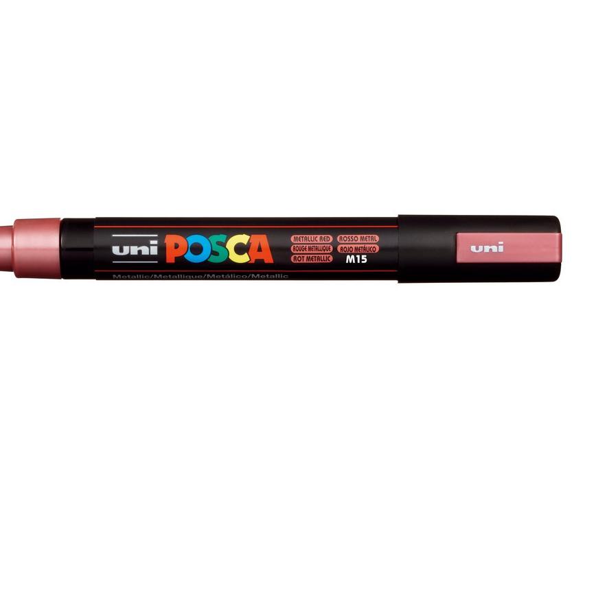 

Terlaku..!! Uni Posca Paint Marker PC-5M - Medium Point Metallic Red .!!!
