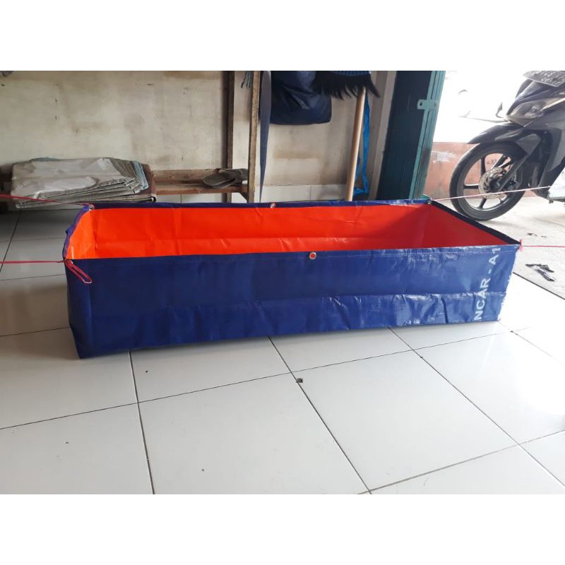 terpal kolam ikan TYPE A12 ukuran (140×50×30)