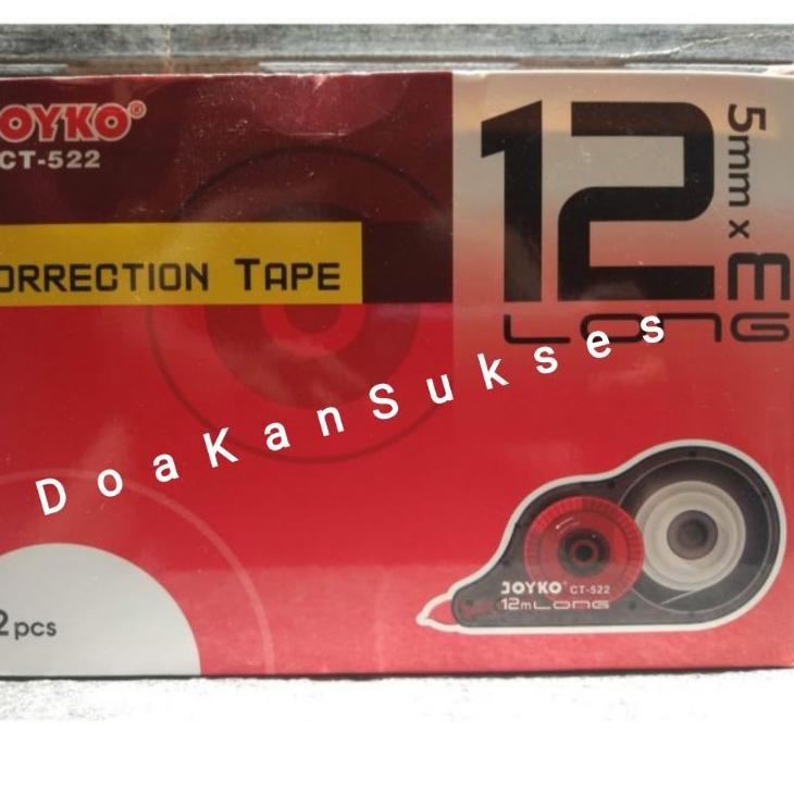 

T9f9E--Correction Tape TipEx Kertas Joyko CT 522 Pack
