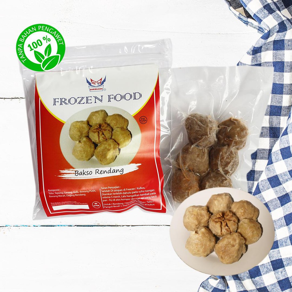

Bakso Rendang isi 6 Pcs "Saribuanafood" Frozen