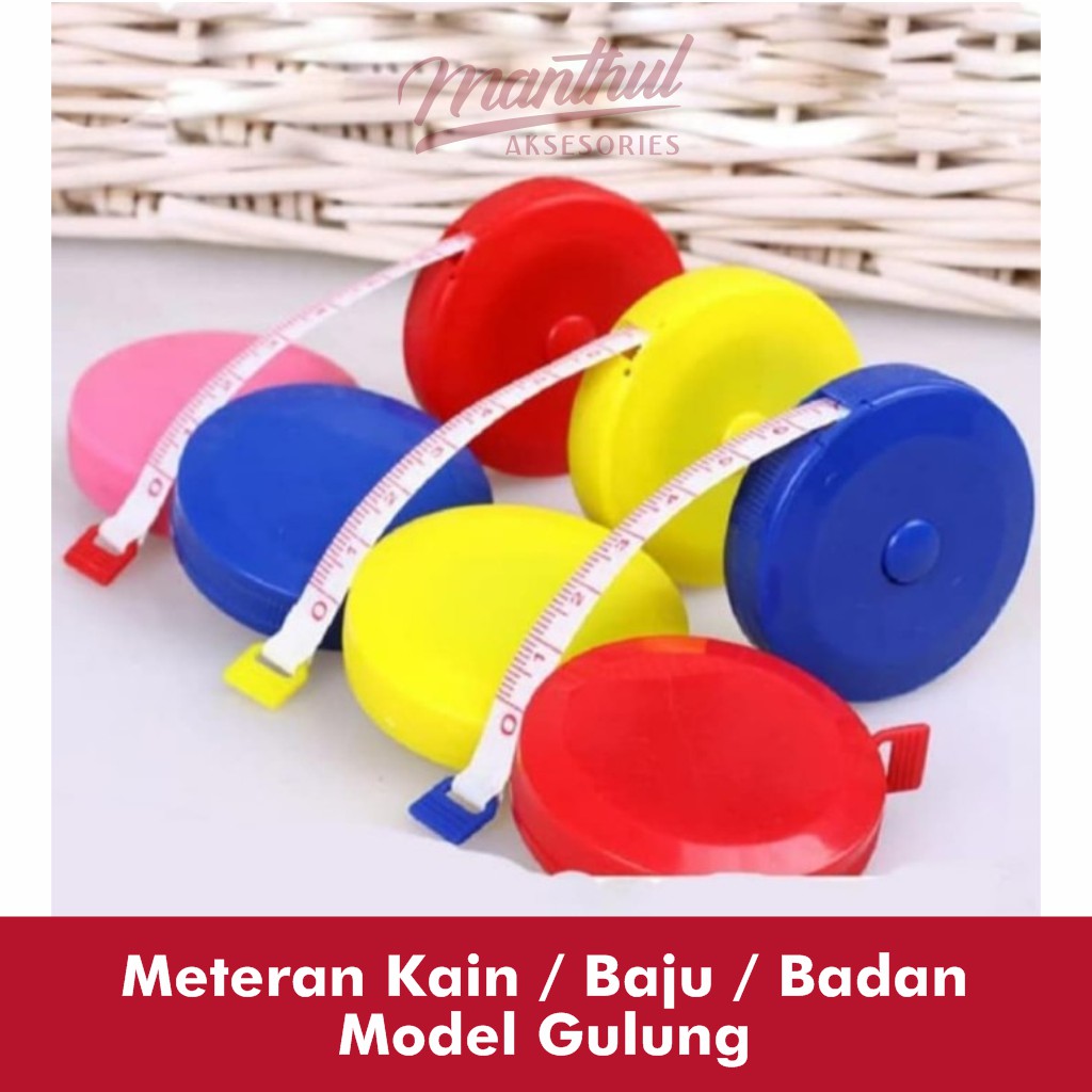 Meteran Kain / Baju / Badan Model Gulung
