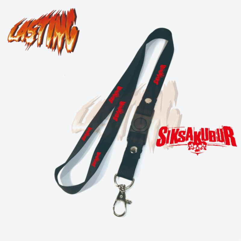 

Lanyard SIKSA KUBUR / Band GANTUNGAN KUNCI/GANTUNGAN ID CARD/GANTUNGAN POD Best seller / Bisa COD