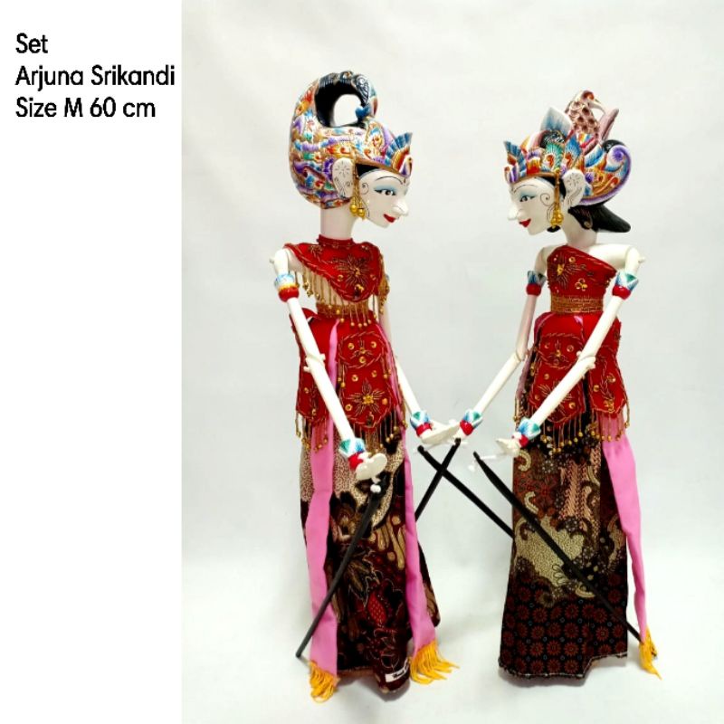 Wayang golek halus set arjuna srikandi