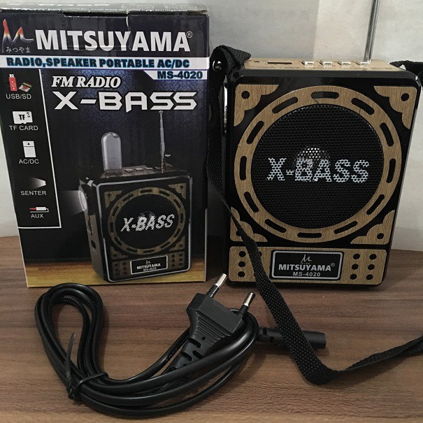 Radio Speaker X Bass Mitsuyama - All In One Multifungsi