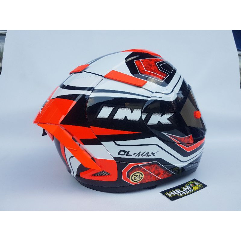 ink cl max seri 5 red fluo - paket ganteng ink visor flat - tear off - spoiler