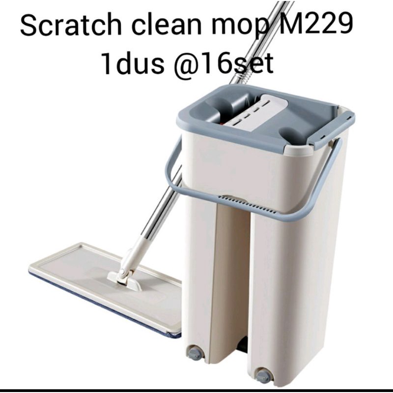 SCRATCH MOP CLEANING MOP/ALAT PEL LANTAI PRAKTIS SERBAGUNA