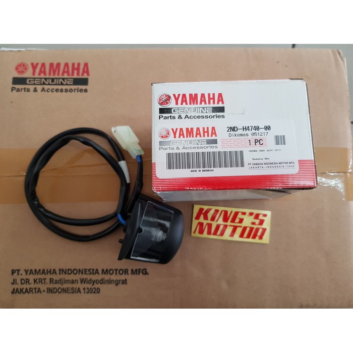 LAMPU PLAT NO-MOR, MER BELAKANG MX KING ASLI YAMAHA