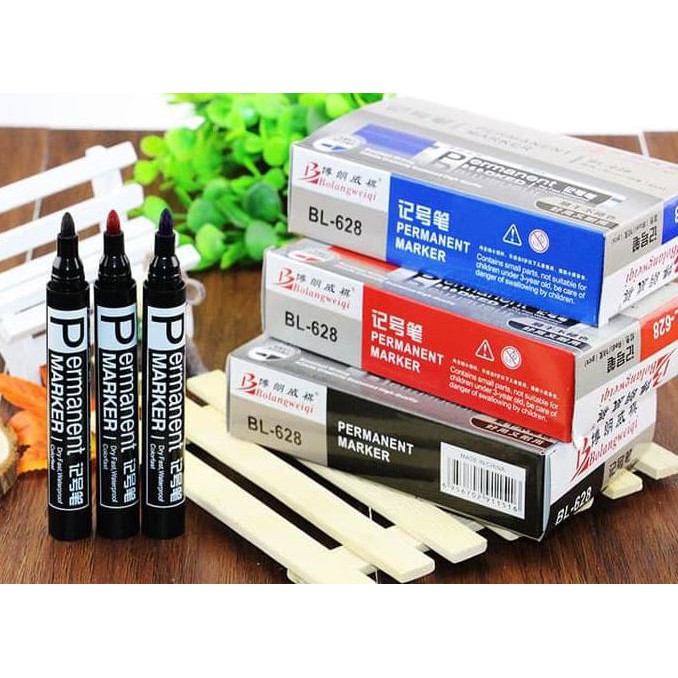

Spidol Permanent Marker Waterproof Dry Fast BL-628