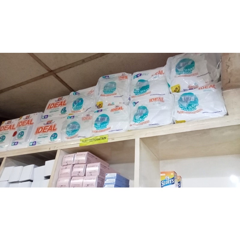 PAMPERS IDEAL dewasa XL isi 10pcs distributor langsung