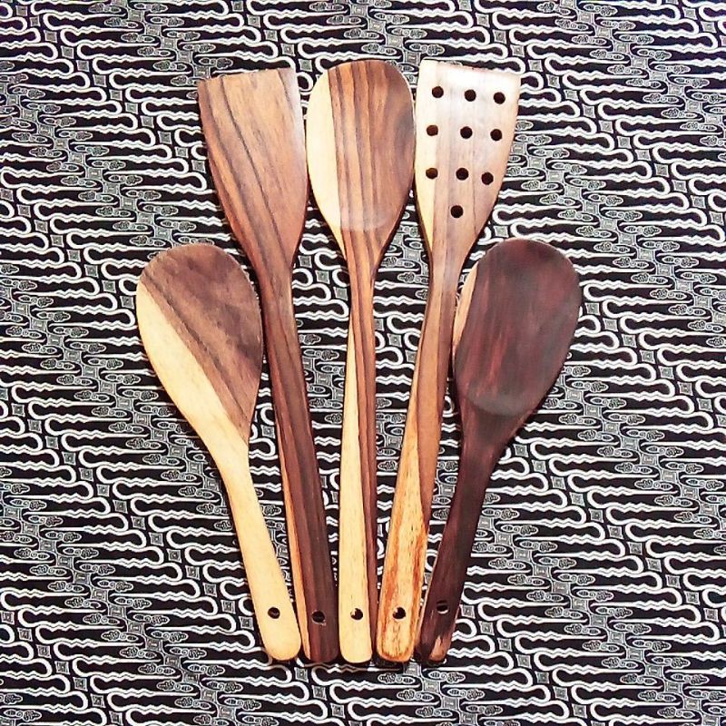 Centong kayu besar / Spatula kayu besar / Sutil kayu besar / Centong nasi besar