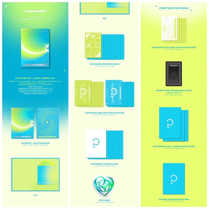 [PO] TREASURE - 2nd MINI ALBUM [THE SECOND STEP : CHAPTER TWO] PHOTOBOOK VER. S|| WEVERSE | YG SELEC