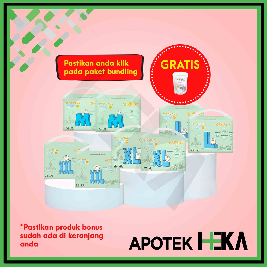 2 Pack Makuku Air Diapers Comfort Pants - Popok Bayi Celana (SEMARANG)