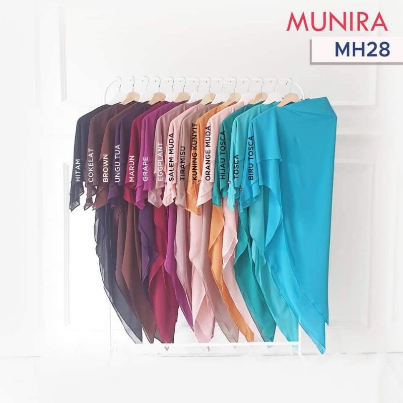 Khimar syari ceruty munira Mh28