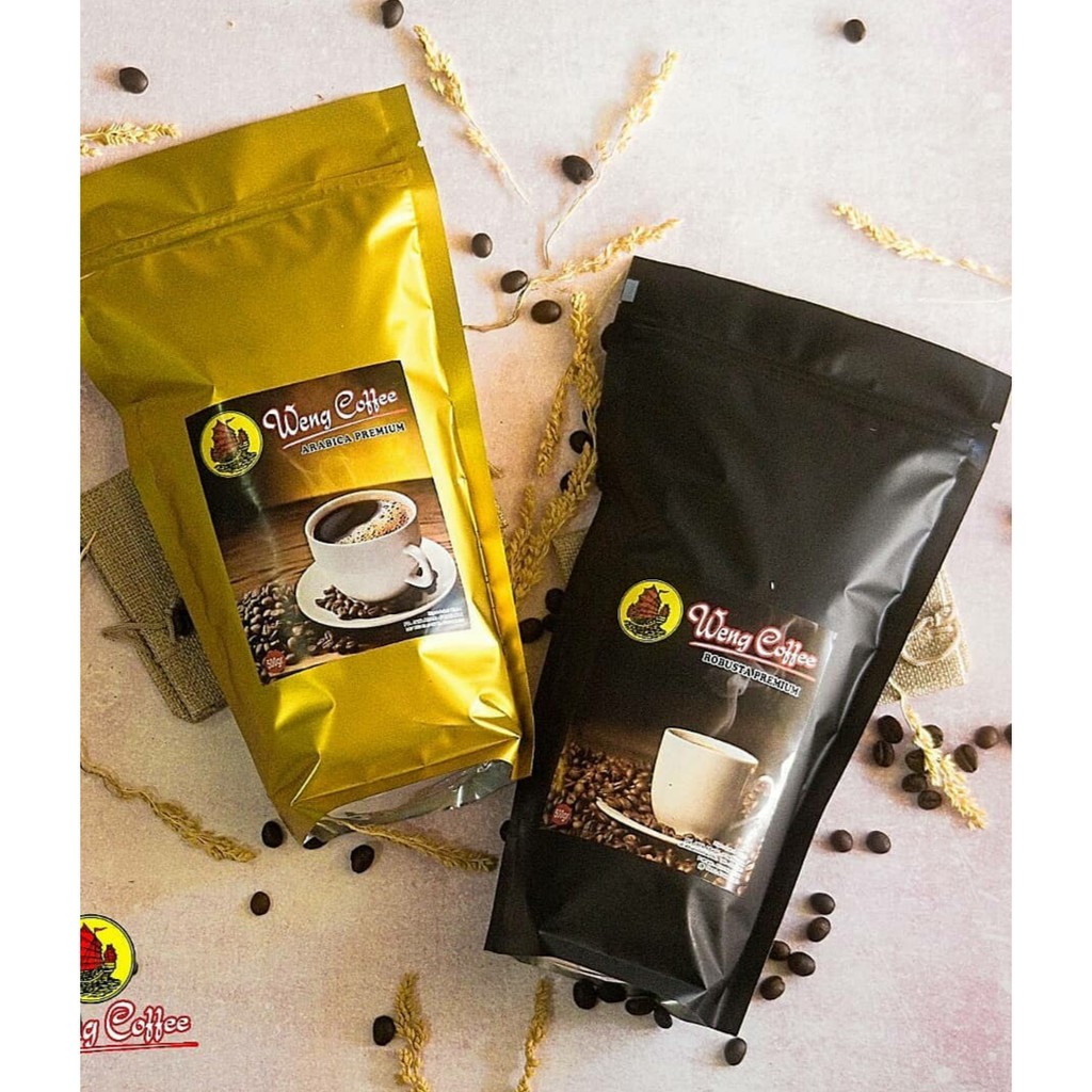 

KOPI AWENG | WENG COFFEE ROBUSTA / ARABICA PREMIUM 500 GRAM