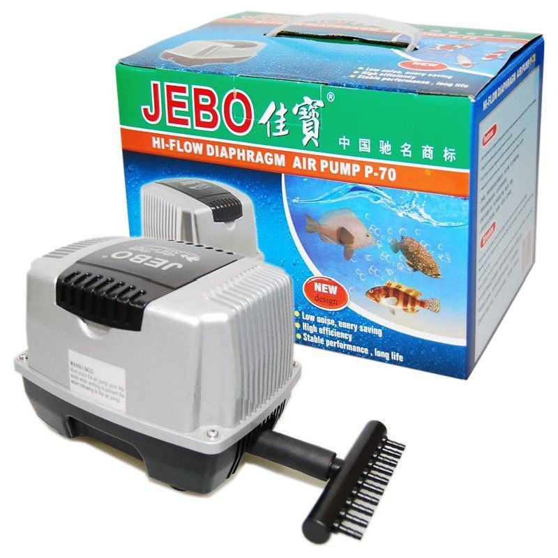 Jebo P-70 Pompa Udara Aerator Hi-Flow Diaphragm Air Pump Blower