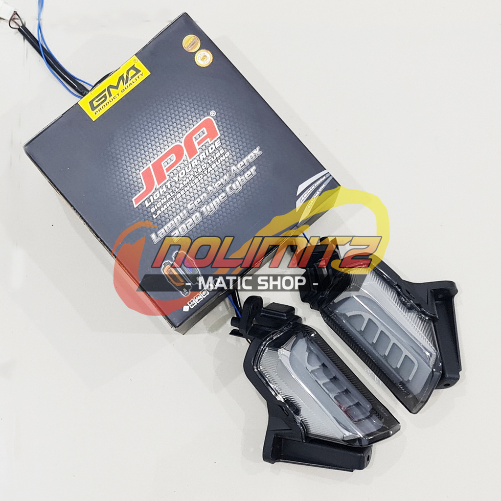 Lampu Sein JPA Cyber Sen Senja LED 3 in 1 Smoke Yamaha Aerox 155 ALL TYPE