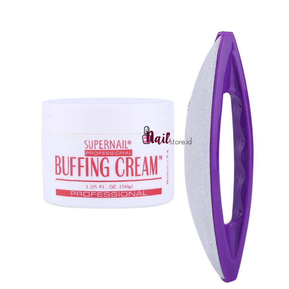 Jual SET Buffing cream 50gr and nail buffing cream 50gr + nail buff