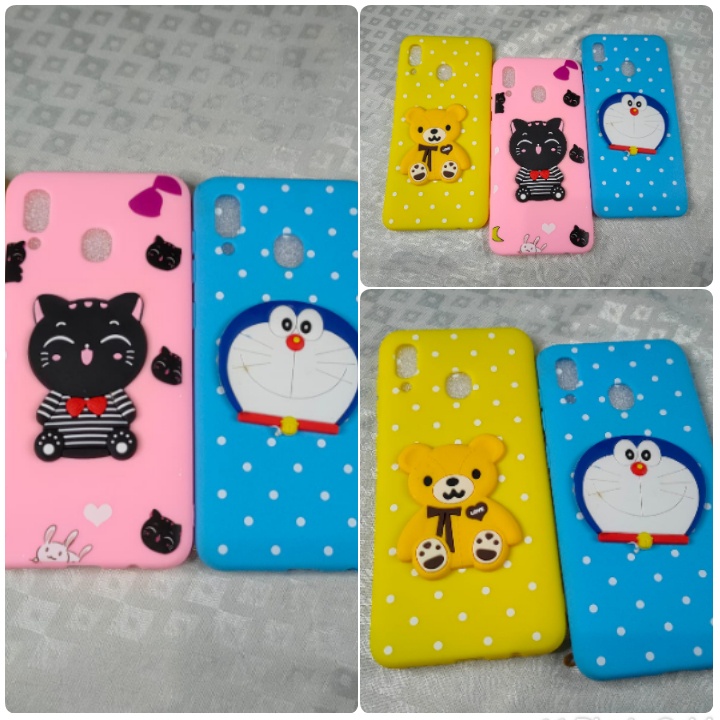 SOFT CASE TIMBUL KACA KARAKTER REDMI K20