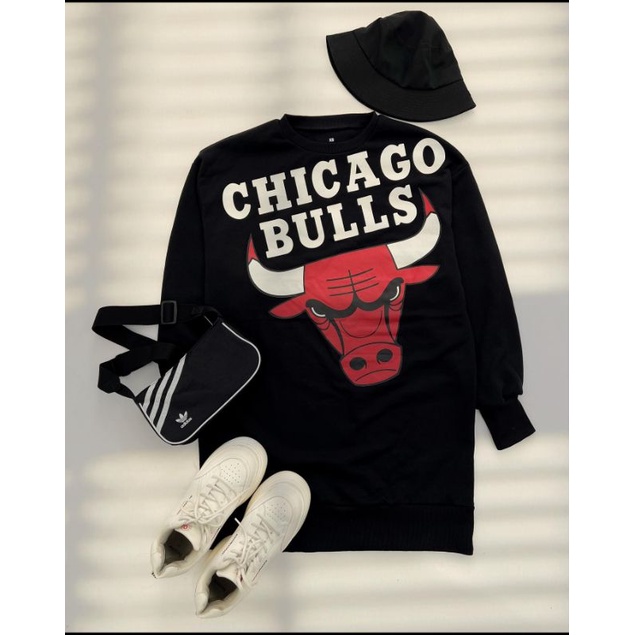 MLB CHICAGO BULLS SWEATSHIRT DRESS