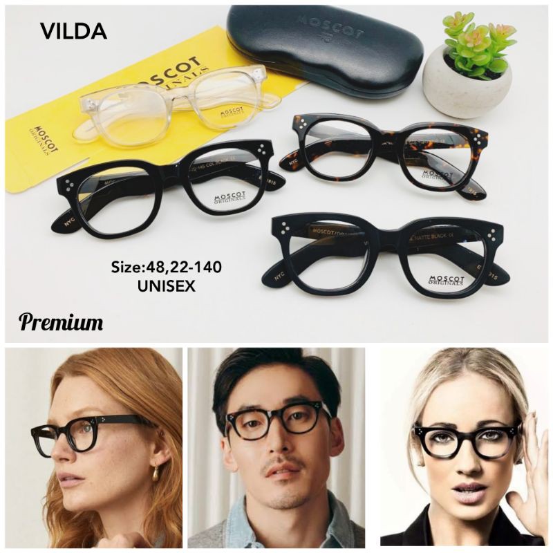 Kacamata Moscot Vilda Originals NYC Premium Pria Wanita