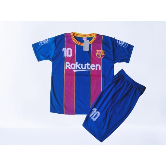 jersey bola setelan baju bola anak barca liga italy size 18-26