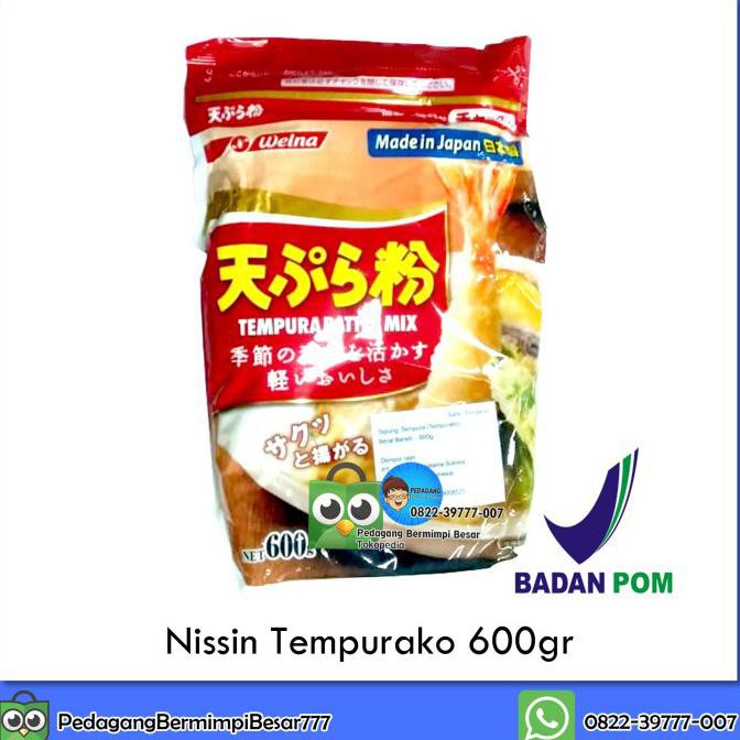 

Big Sale Nissin Seifun Tempurako 600gr Original | Tepung Tempura Big Sale