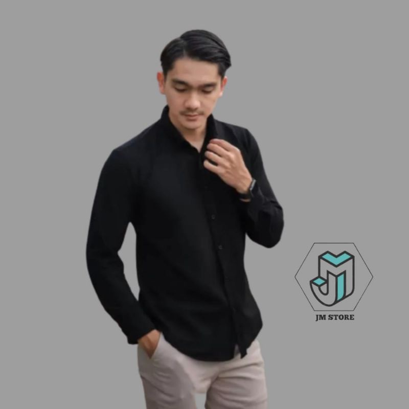 Kemeja polos pria lengan panjang Kemeja polos pria Kemeja pria lengan panjang Kemeja polos