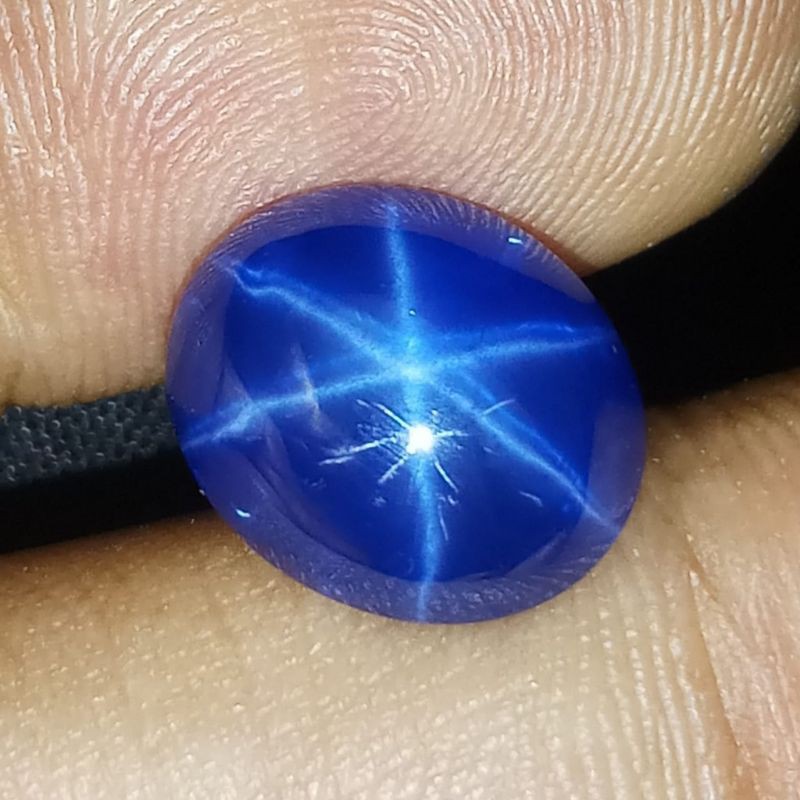 batu blue safir star asli bangkok 9 mohs