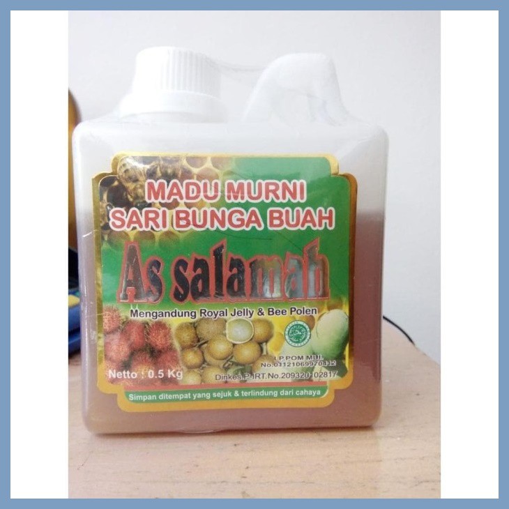 

Assalamah Madu 0,5Kg Murni Sari Bunga Buah As salamah 500 gr Asli