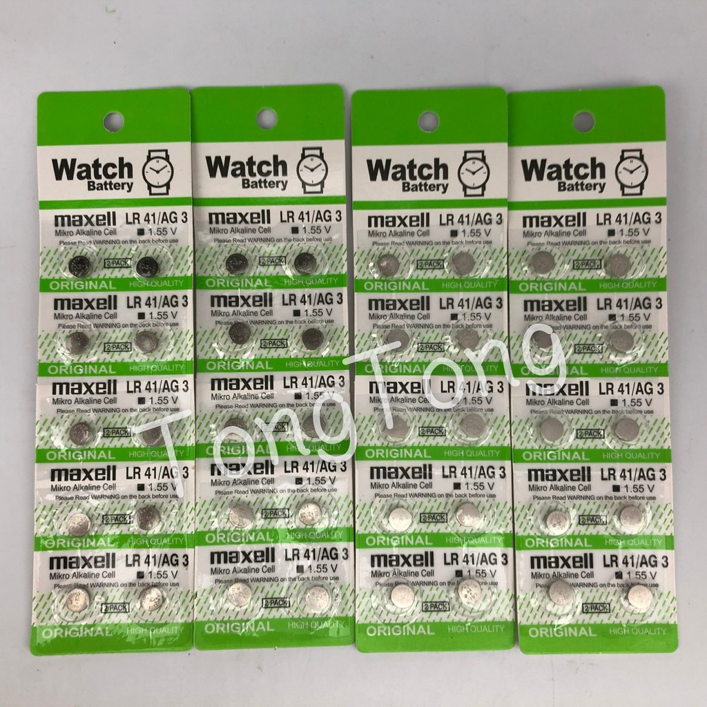 Baterai Kancing bulat AG3 / LR41/ AG 3 / LR 41/ SR 41Watch-B09