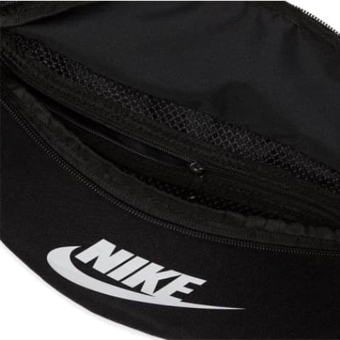 Tas Pinggang Nike Heritage Hip Pack Black White BA5750-010 Original