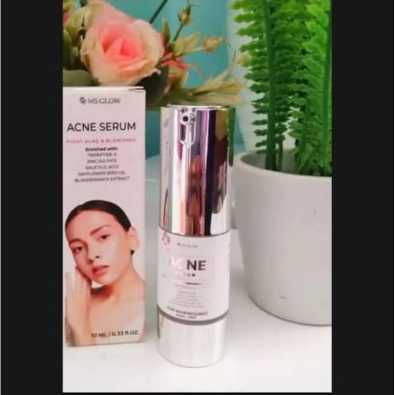 MS GLOW Acne Serum-serum MS Glow merawat kulit Berjerawat Berkomedo dan Berminyak