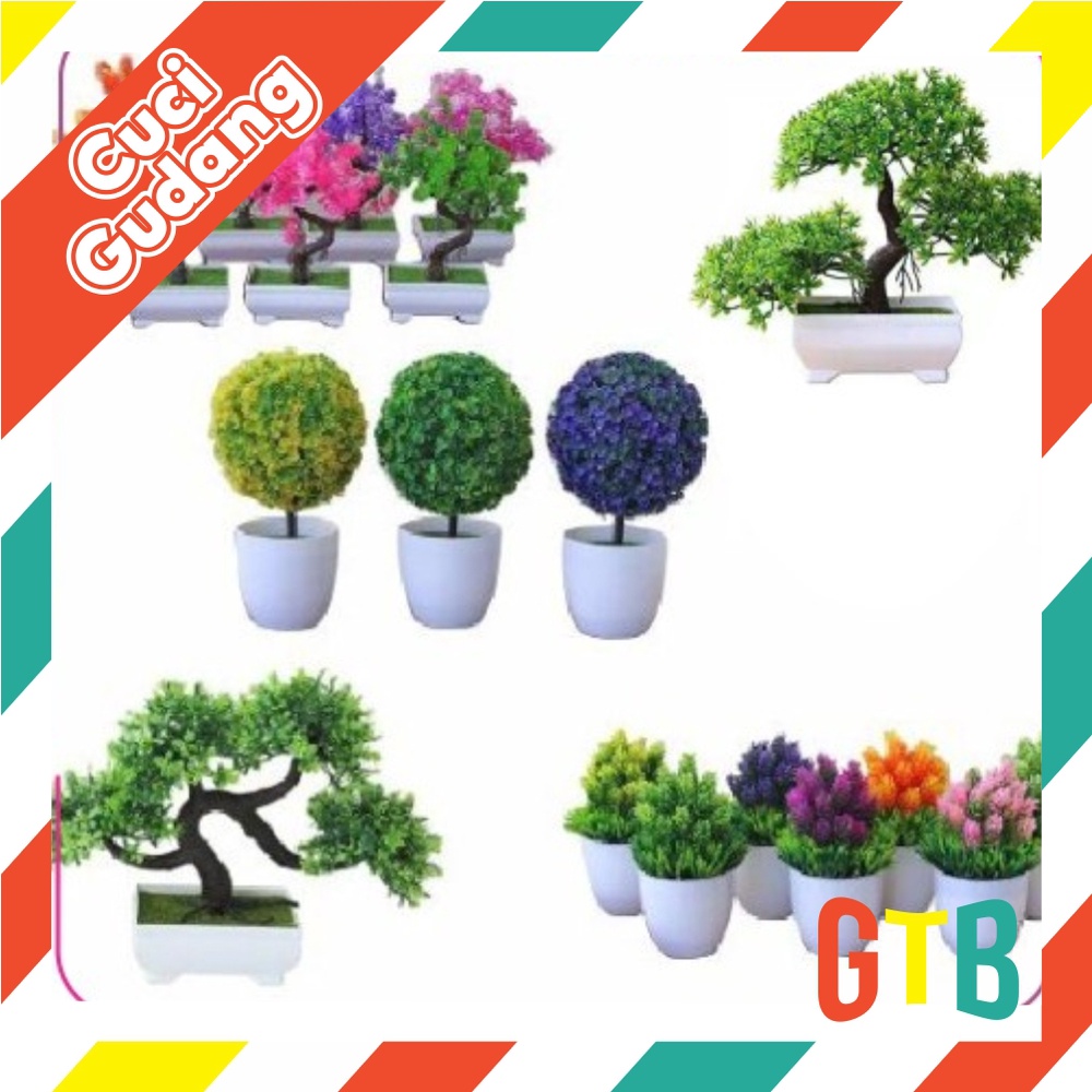 ❤️GTB❤️ Ornamen Tanaman Hias Dekorasi Bunga Bonsai Palsu Dekorasi Rumah / Kantor  / Hotel  R083