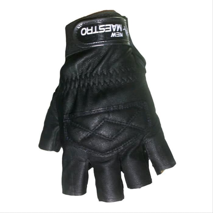 Gloves Sarung Tangan Motor Kulit MONDAY Half Finger Setengah Jari Keren