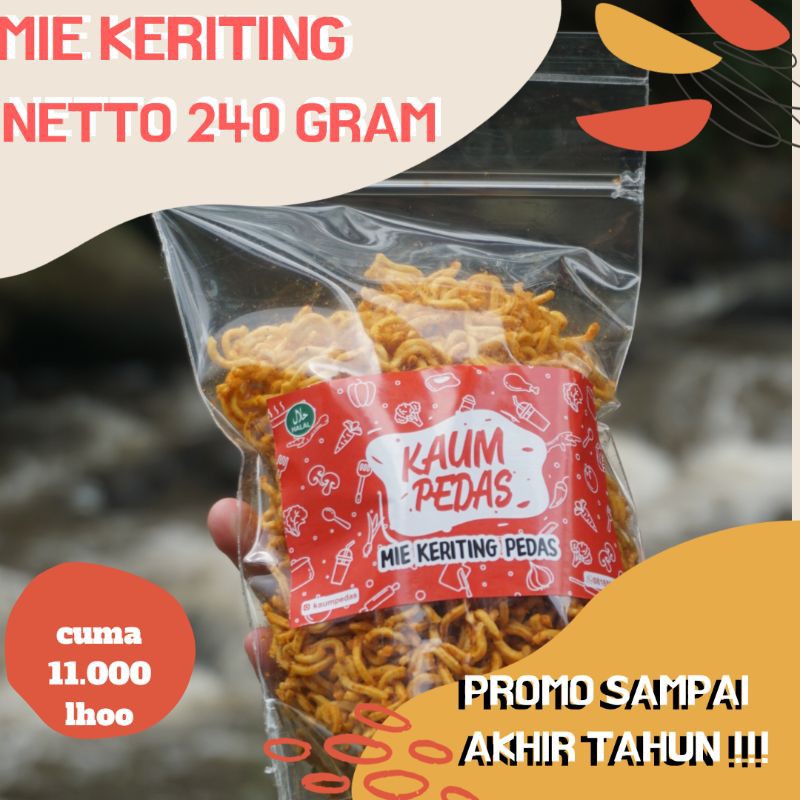 

mie keriting/mie lidi/makaroni pedas 240gram. Murah banget !!!