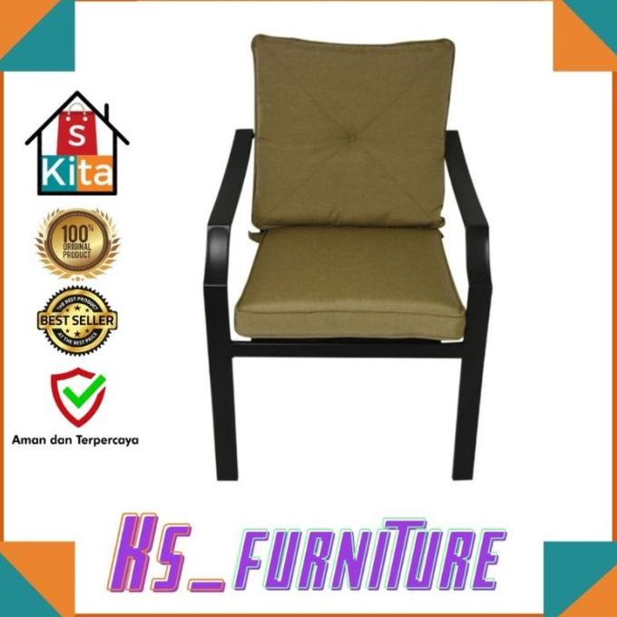 SOLEIL KURSI TERAS KURSI SANTAI KURSI BESI KURSI INDOOR SDFG96456E
