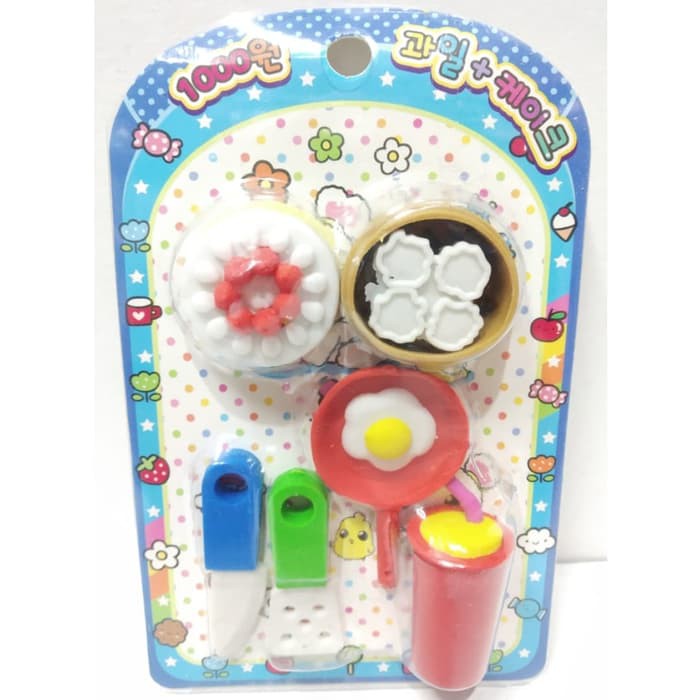 

Penghapus Eraser Alat Tulis Lucu Fast Food Tipe AT