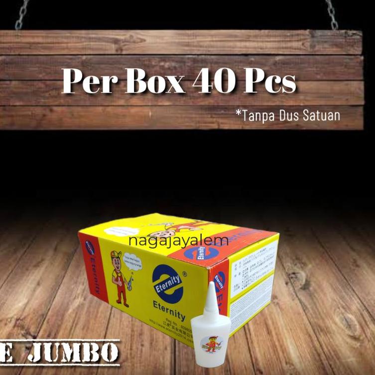 

[KODE SZ7QM] (30pcs/1.3kg) Lem Eternity Jumbo/Lem Tetes/Lem Serbaguna/Lem Korea E/Lem Setan/Super Glue/Lem Cair