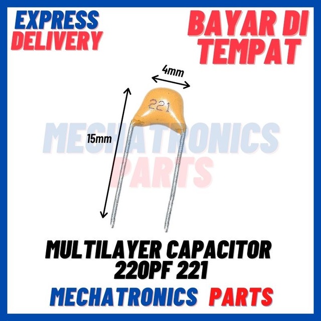 [PAS-9761] MULTILAYER CAPACITOR 220PF 221