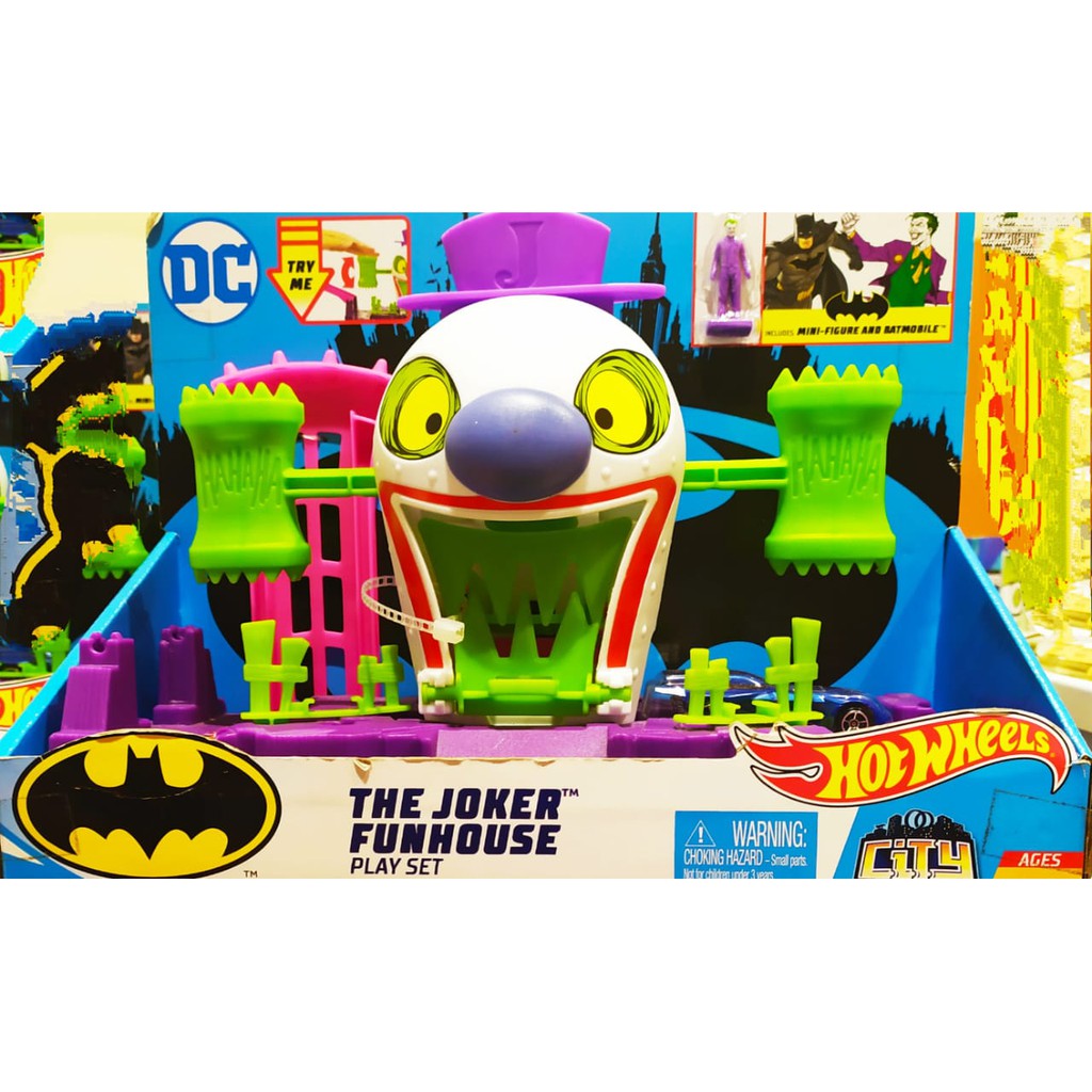 Hot Wheels DC The Joker Funhouse Playset