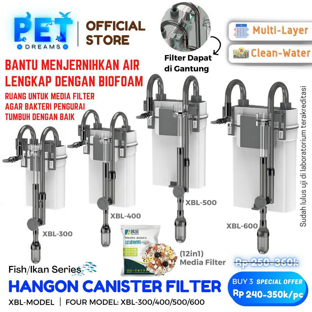 EXTERNAL CANISTER AQUARIUM HANGON FILTER GANTUNG SKIMMER HANG ON SKIMER AKUARIUM AQUASCAPE IKAN