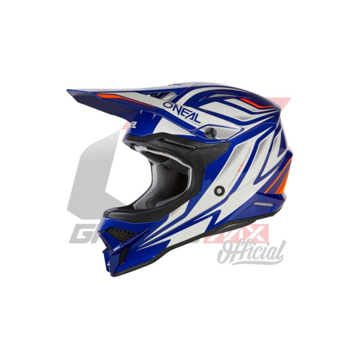 HELM ONEAL 3 SERIES VERTICAL V.23 HELMET - BLUE WHITE