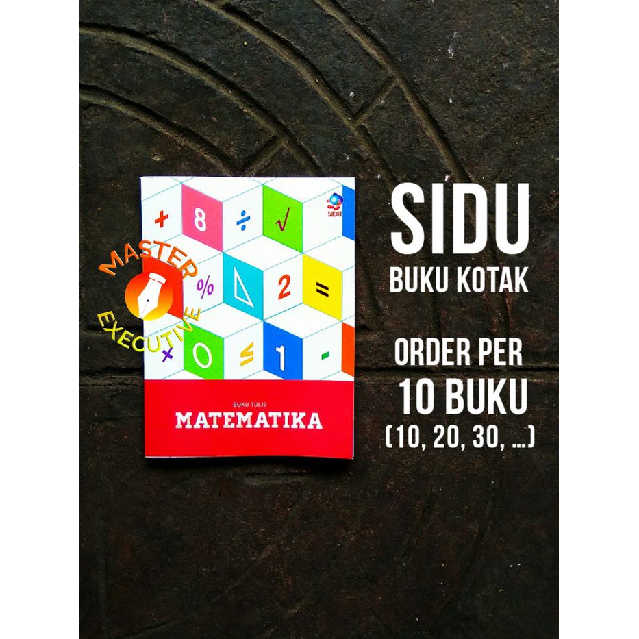 [Pak] Sinar Dunia SiDu Buku Tulis Sekolah Matematika Kotak / STM 006 JK Belajar Berhitung Anak SD