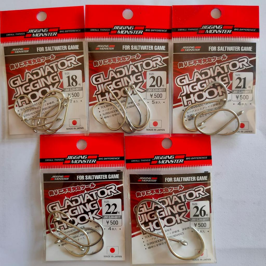 Kail Pancing Jigging Monster Gladiator Jigging Hook Saltwater