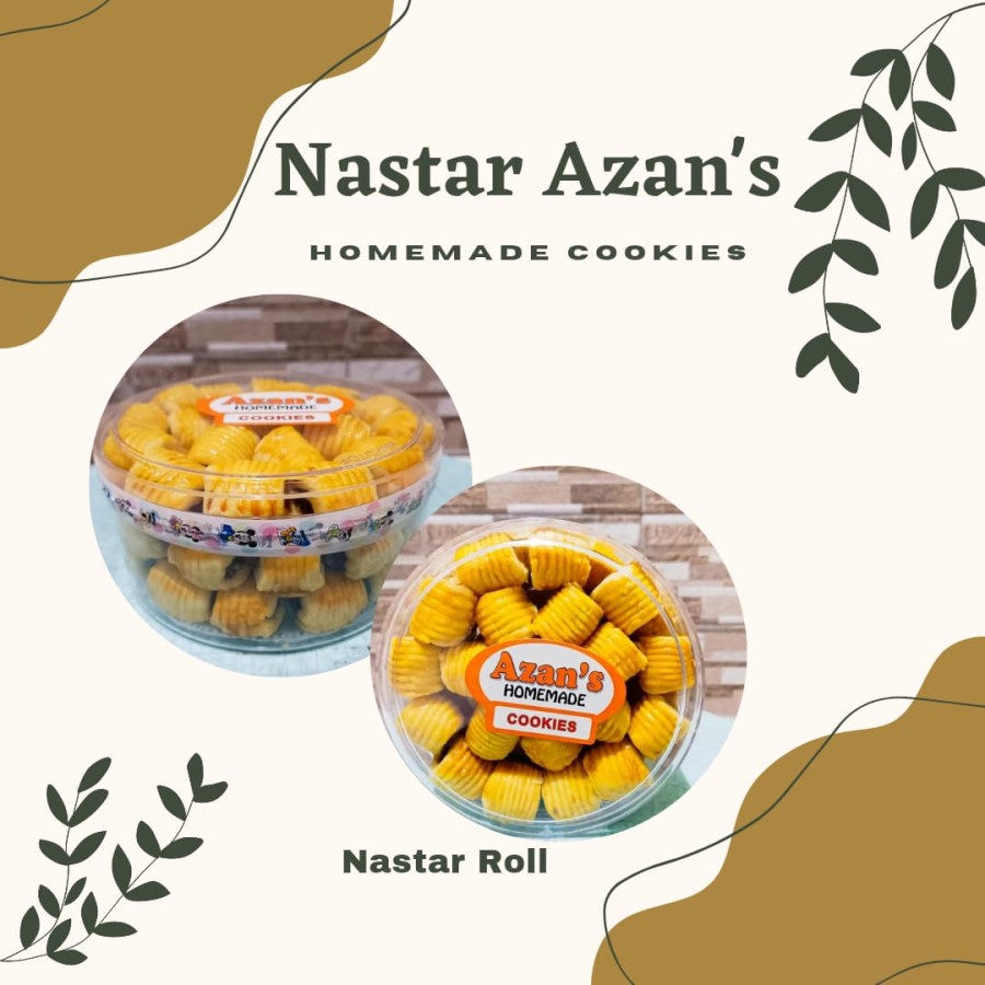 

AZAN'S Homemade Cookies Nastar Wijsman Roll 500gr - Kue Kering