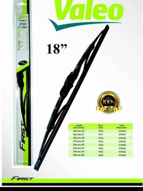 Wiper valeo/ wiper pembersih kaca depan mobil univesal